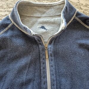 Tommy Bahama Men's Reversible Half-Zip Sweatshirt Size Medium